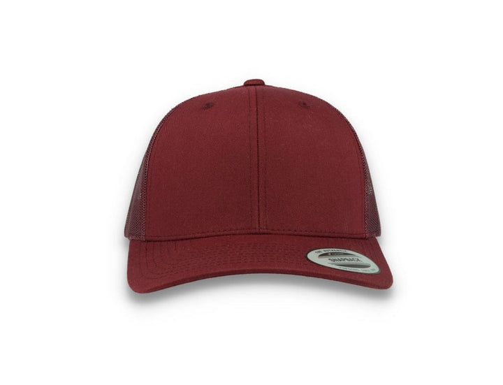 Maroon Trucker Cap Retro - Yupoong 6606 - LOKK