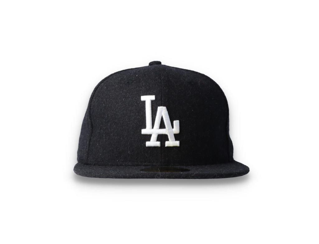 59FIFTY Melton Wool LA Dodgers Black/White - LOKK