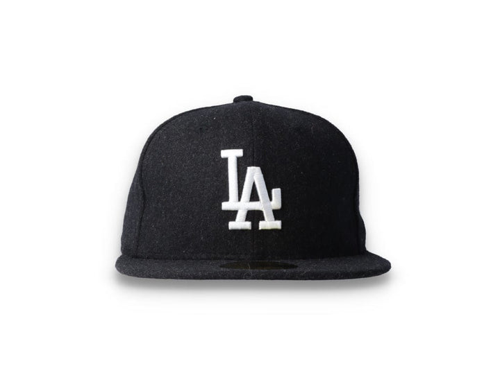 59FIFTY Melton Wool LA Dodgers Black/White - LOKK
