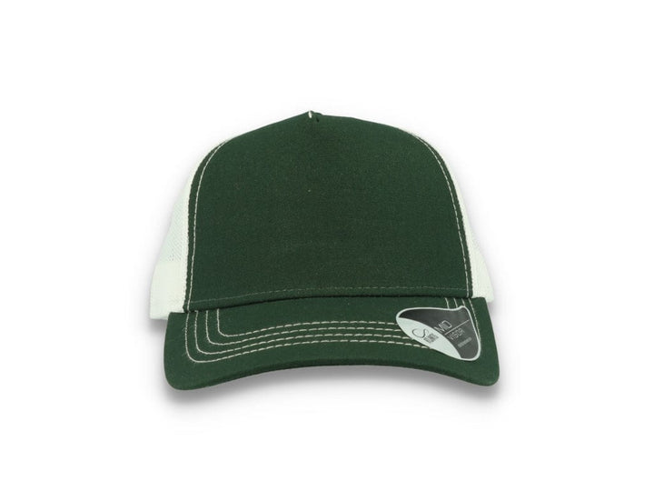 Trucker Cap Bottle Green/White Atlantis Rapper Canvas - LOKK