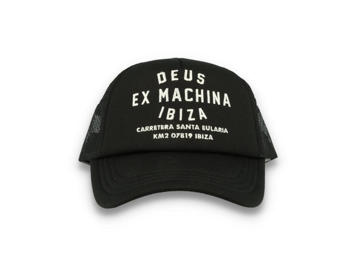 Trucker Cap Black Deus Ibiza Address - LOKK