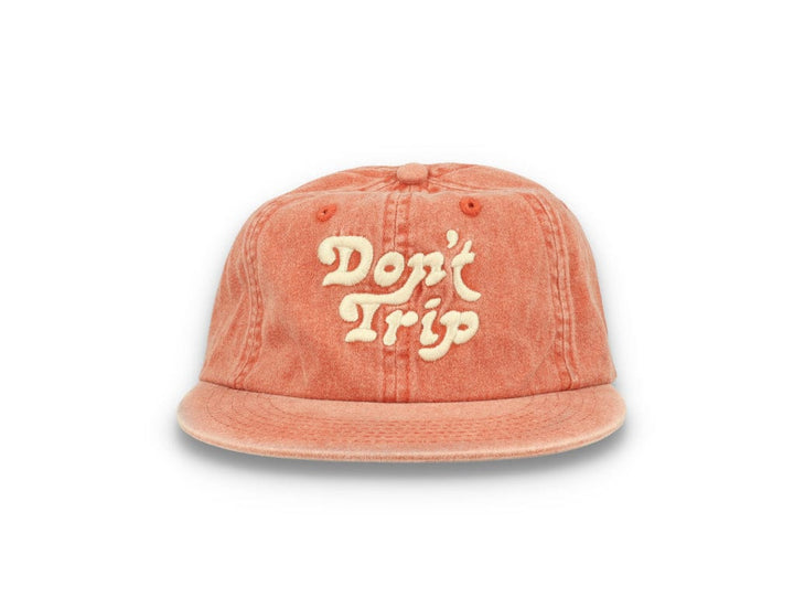 Free & Easy Don't Trip Strapback Hat Washed Terracotta - LOKK