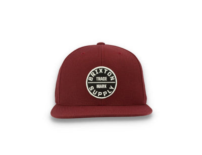Brixton Oath III Snapback Mahogany