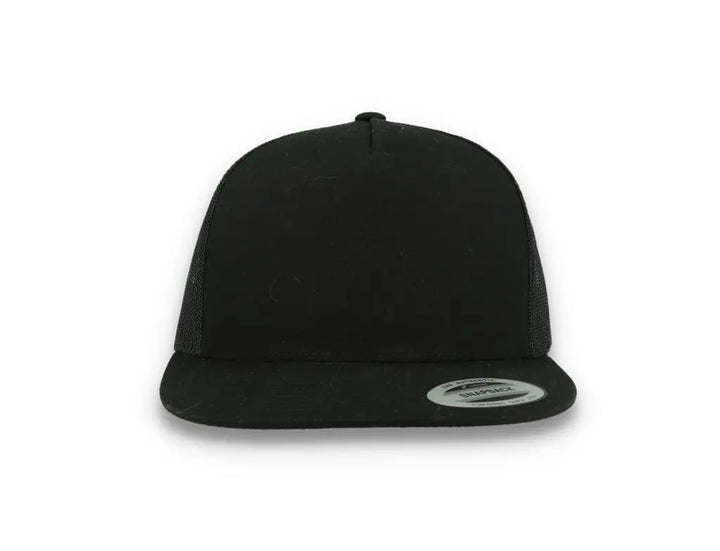 Classic Trucker Cap Black/Black - Yupoong 6006 - LOKK