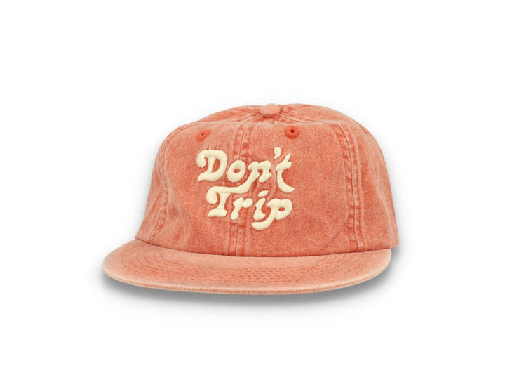 Free & Easy Don't Trip Strapback Hat Washed Terracotta - LOKK