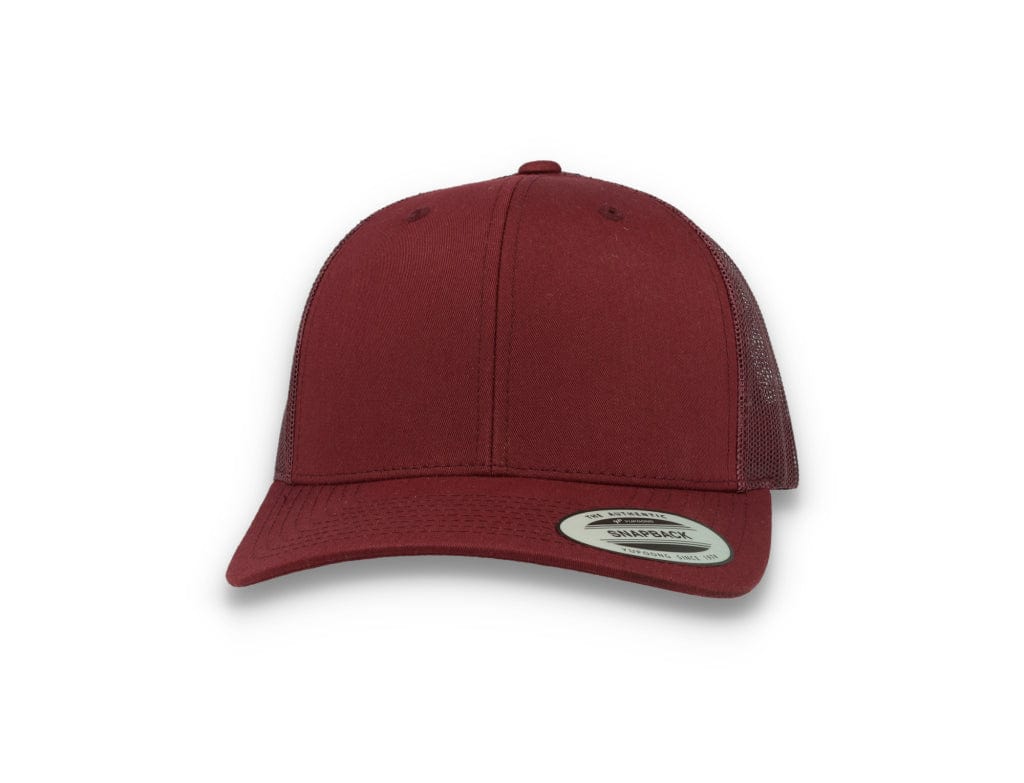 Maroon Trucker Cap Retro - Yupoong 6606 - LOKK