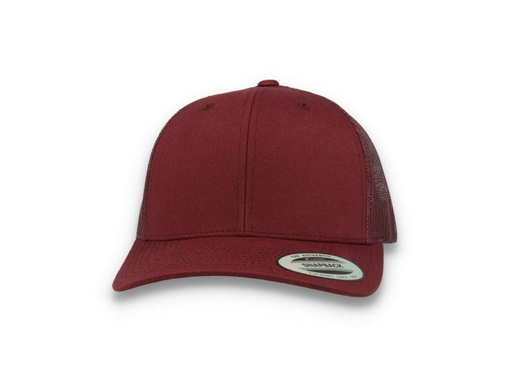 Maroon Trucker Cap Retro - Yupoong 6606 - LOKK