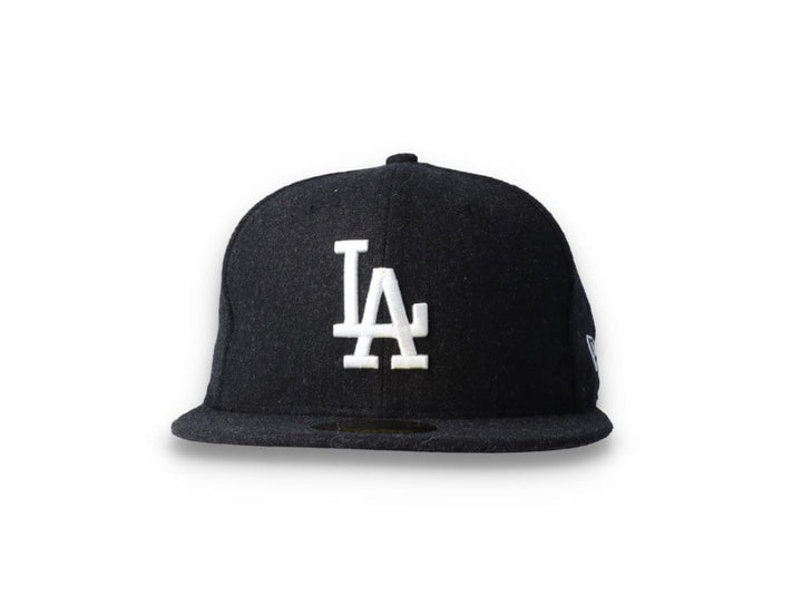 59FIFTY Melton Wool LA Dodgers Black/White - LOKK