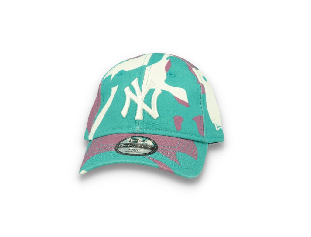 Barne Cap 9FORTY Infant Camo Pack NY Yankees Teal - LOKK