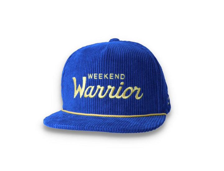 Snapback Cap Blue Weekend Warrior Corduroy - LOKK