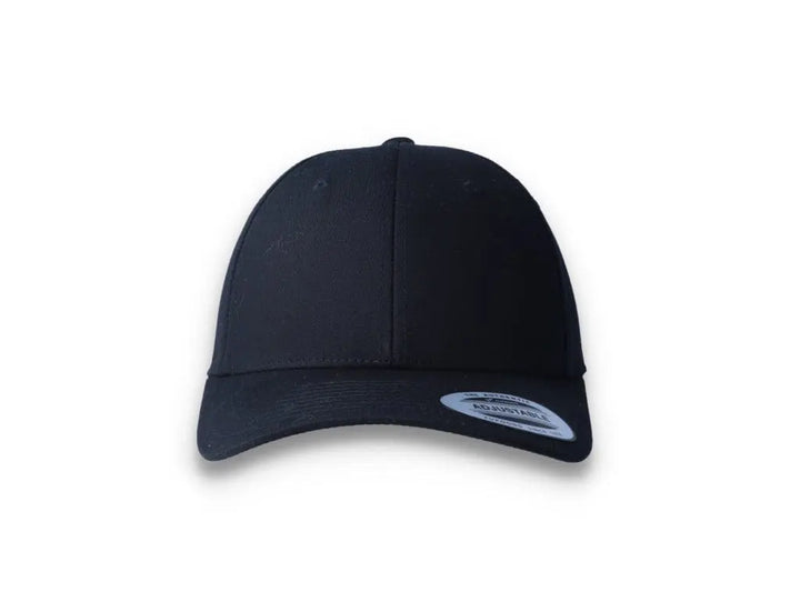 Curved Baseball Cap Snapback Black - Yupoong 7706 - LOKK