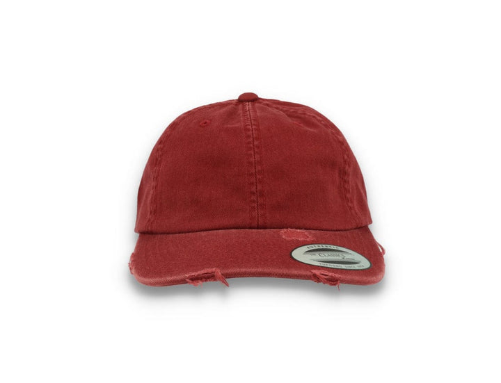 Low Profile Destroyed Cap Maroon 6245DC - LOKK
