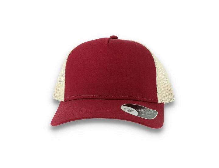 Trucker Cap Burgundy/Stone Atlantis Rapper Cotton - LOKK