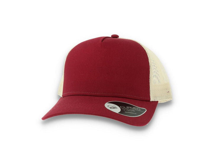 Trucker Cap Burgundy/Stone Atlantis Rapper Cotton - LOKK