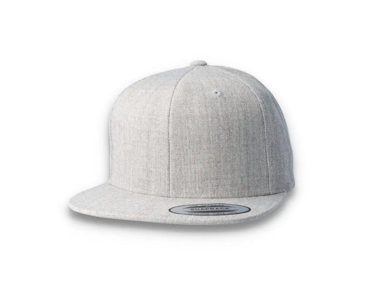 Heather Grey/Heather Grey Snapback Cap - Yupoong 6089M - LOKK