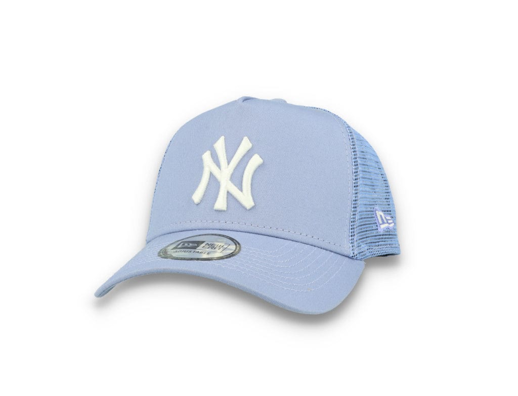 Tonal Mesh Trucker Cap NY Yankees Iris Flower - LOKK