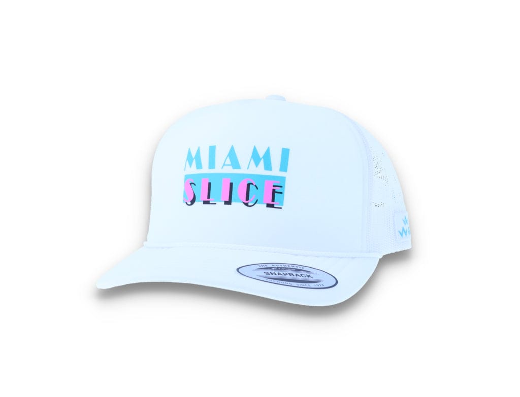 Miami Slice Trucker Cap White - LOKK