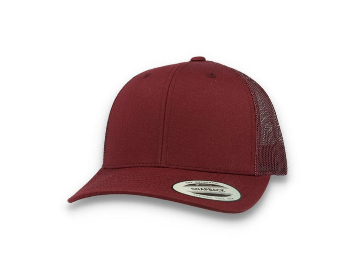Maroon Trucker Cap Retro - Yupoong 6606 - LOKK