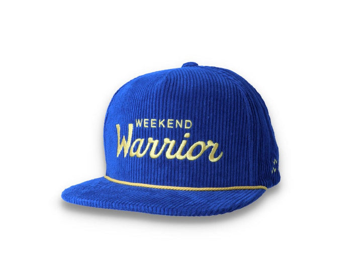 Snapback Cap Blue Weekend Warrior Corduroy - LOKK