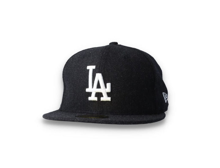 59FIFTY Melton Wool LA Dodgers Black/White - LOKK