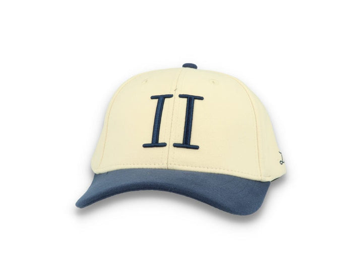 Contrast Baseball Cap Ivory/Dark Navy - LOKK