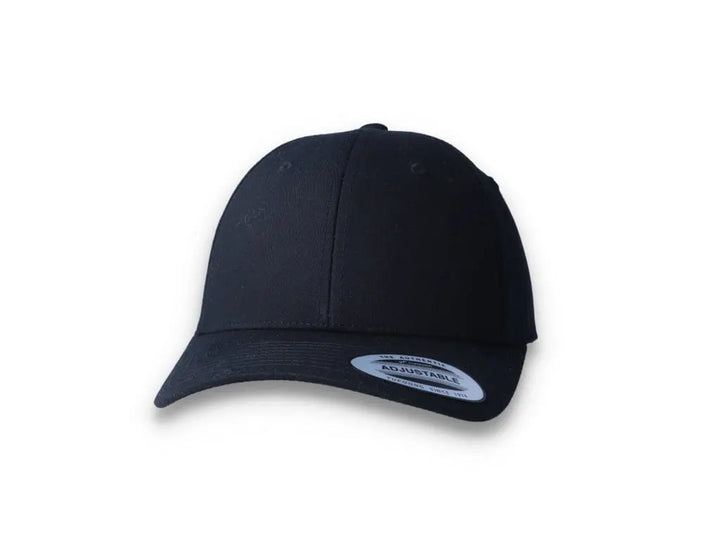 Curved Baseball Cap Snapback Black - Yupoong 7706 - LOKK
