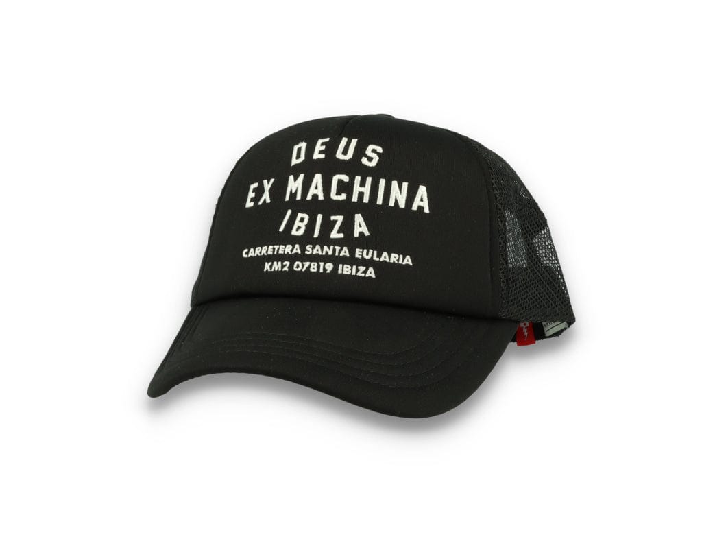 Trucker Cap Black Deus Ibiza Address - LOKK