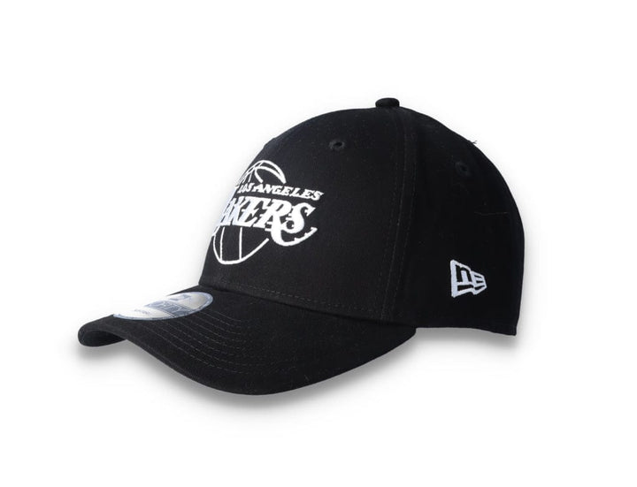 Cap Black LA Lakers NBA Essential Outline - LOKK