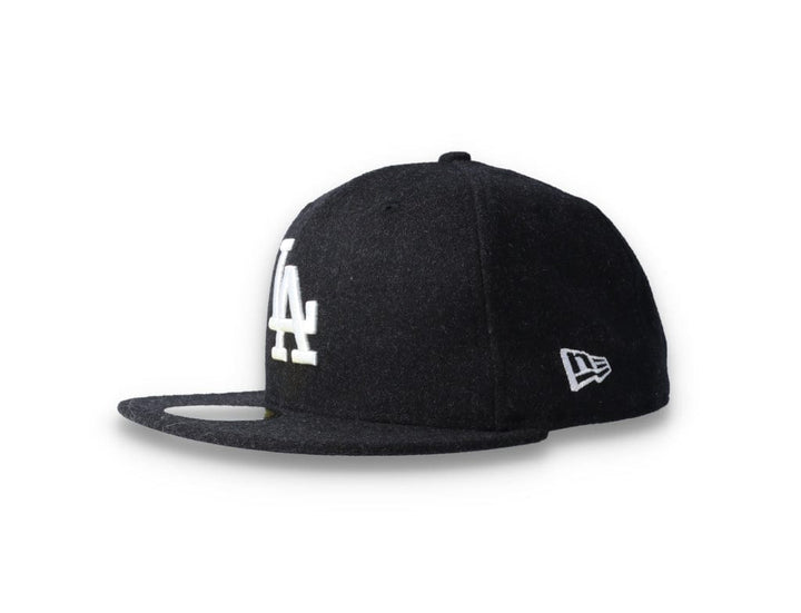 59FIFTY Melton Wool LA Dodgers Black/White - LOKK