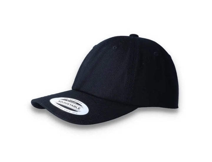 Black Dad Cap Low Profile Cotton Twill - Yupoong 6245CM - LOKK