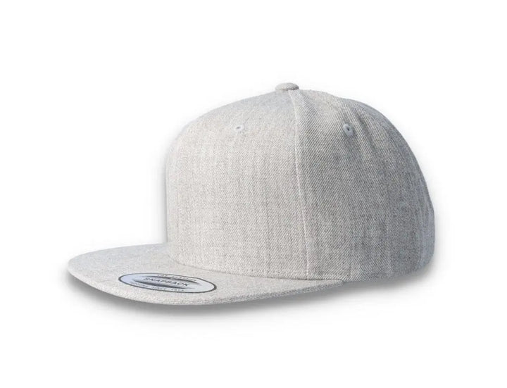 Heather Grey/Heather Grey Snapback Cap - Yupoong 6089M - LOKK