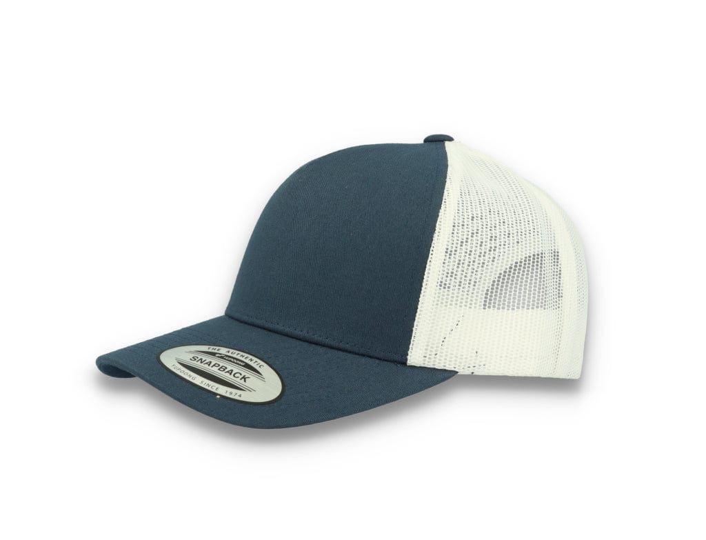 Trucker Cap Navy/White 5-Panel Retro Trucker 2-Tone 6506T - LOKK