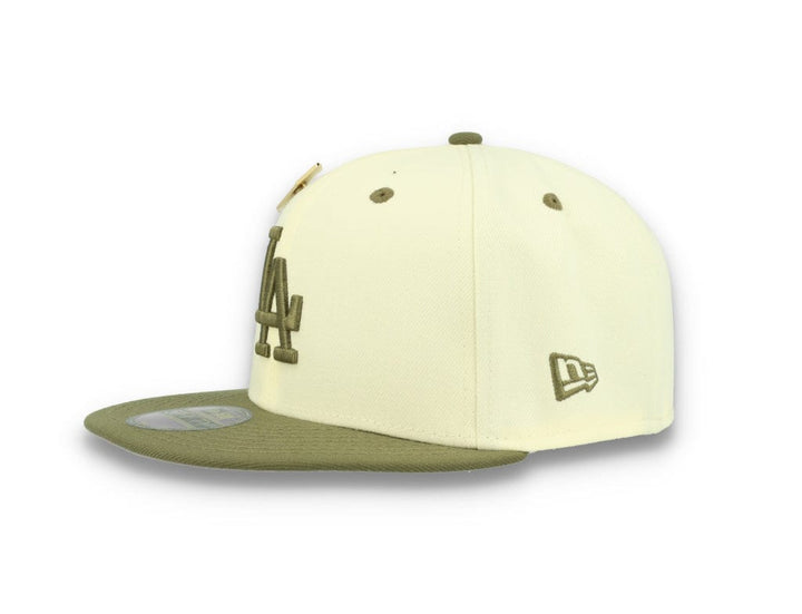 59FIFTY MLB World Series Trail Mix Los Angeles Dodgers White/Khaki - LOKK