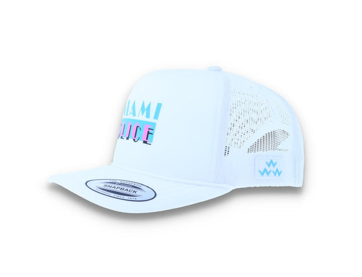 Miami Slice Trucker Cap White - LOKK