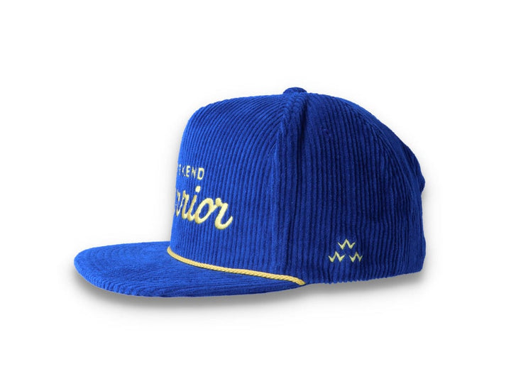 Snapback Cap Blue Weekend Warrior Corduroy - LOKK