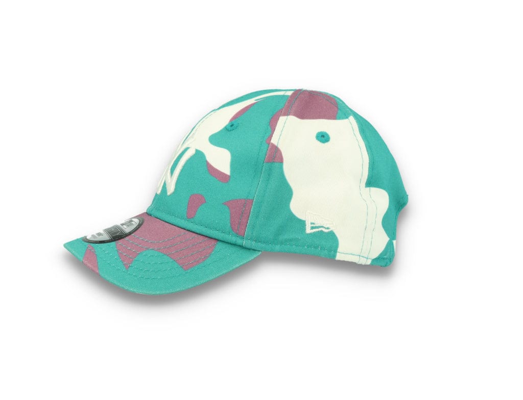 Barne Cap 9FORTY Infant Camo Pack NY Yankees Teal - LOKK