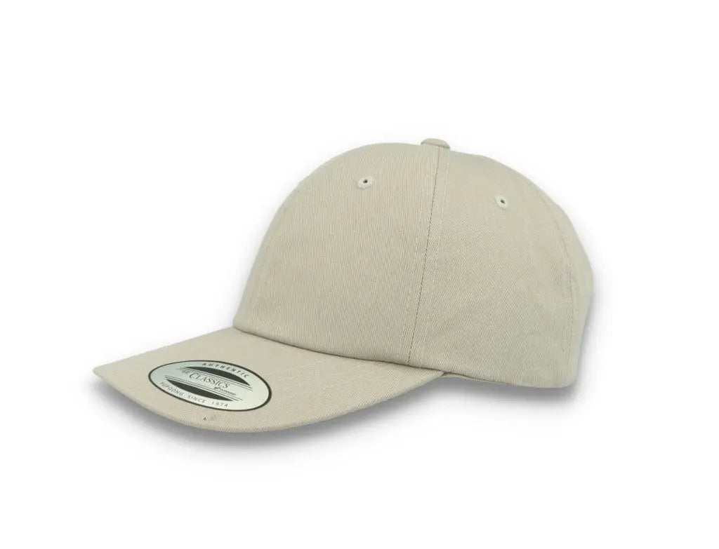 Silver Dad Cap Low Profile Cotton Twill - Yupoong 6245CM - LOKK