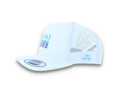 Miami Slice Trucker Cap White