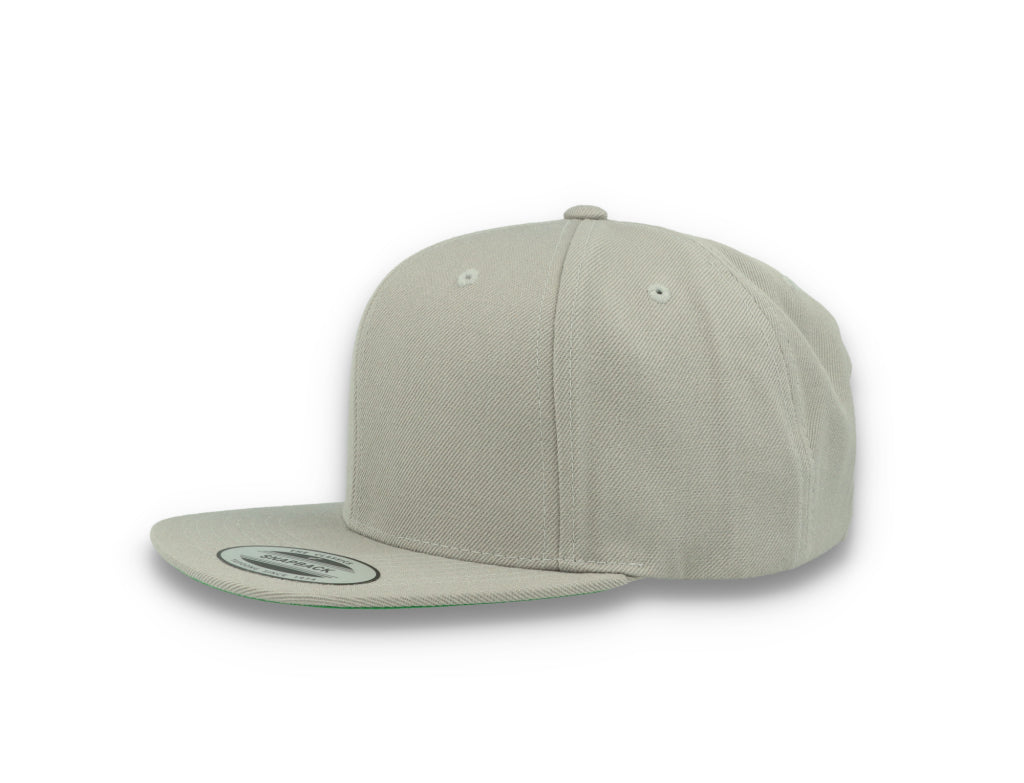 Silver Grey Snapback Cap 6089M - LOKK