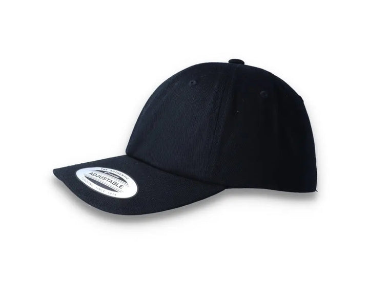 Black Dad Cap Low Profile Cotton Twill - Yupoong 6245CM - LOKK