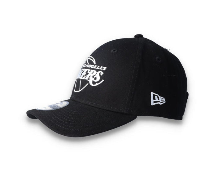Cap Black LA Lakers NBA Essential Outline - LOKK