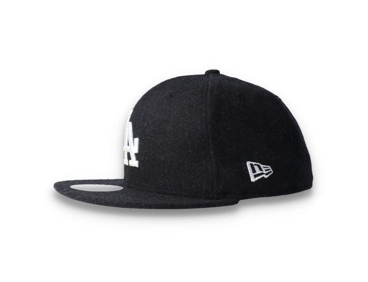 59FIFTY Melton Wool LA Dodgers Black/White - LOKK