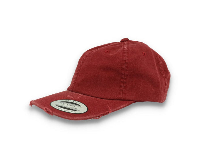 Low Profile Destroyed Cap Maroon 6245DC - LOKK