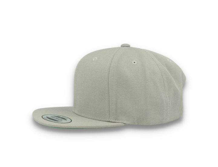 Silver Grey Snapback Cap 6089M - LOKK