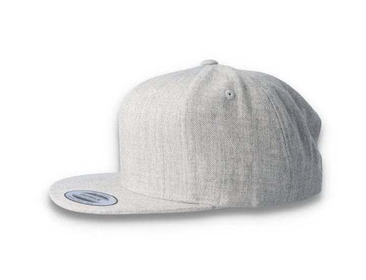 Heather Grey/Heather Grey Snapback Cap - Yupoong 6089M - LOKK