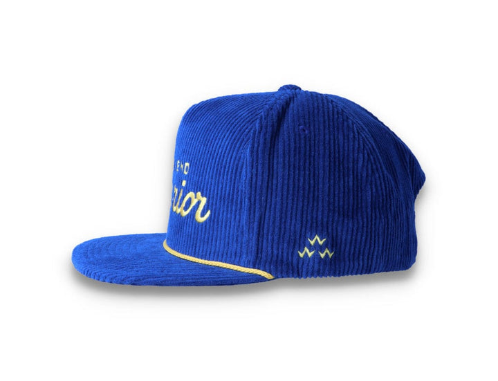 Snapback Cap Blue Weekend Warrior Corduroy - LOKK