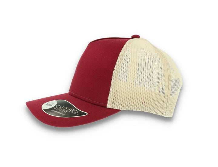 Trucker Cap Burgundy/Stone Atlantis Rapper Cotton - LOKK