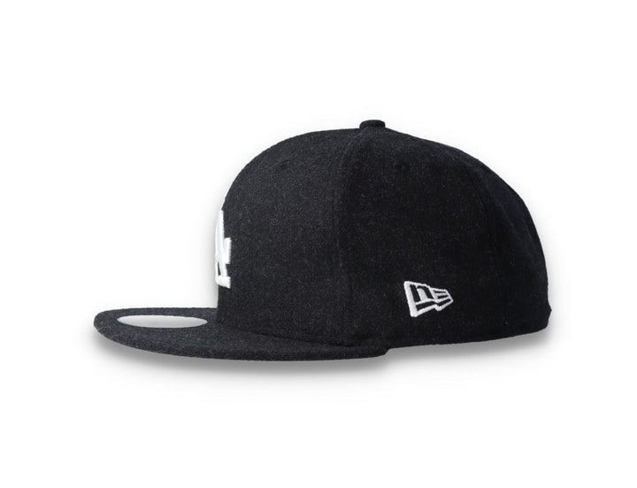 59FIFTY Melton Wool LA Dodgers Black/White - LOKK