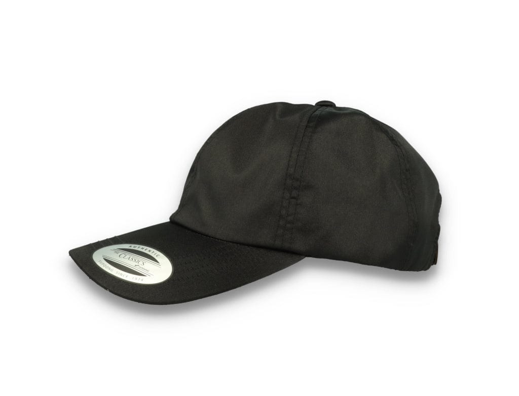 Flexfit 6245SC Low Profile Satin Cap 6245SC Black - LOKK