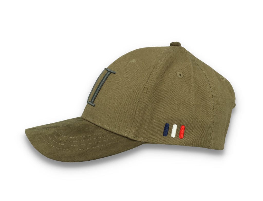Baseball Cap Suede II Olive Night/Rosin - LOKK